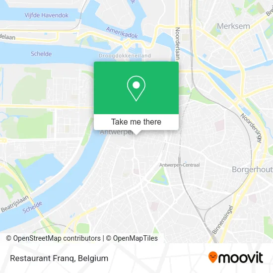 Restaurant Franq map