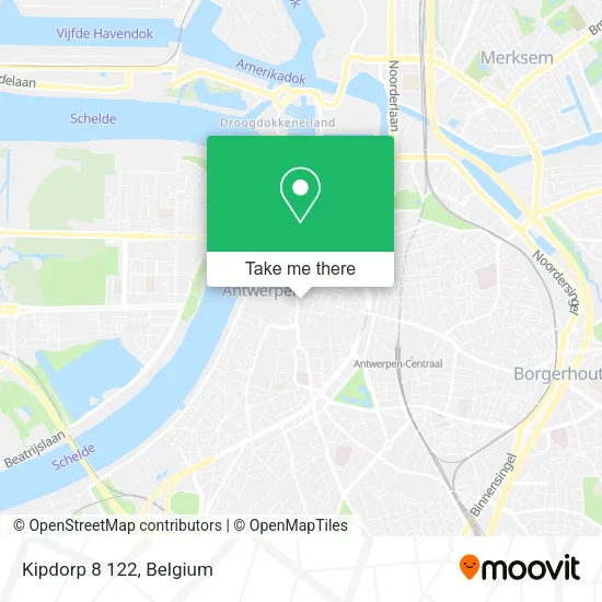 Kipdorp 8 122 map