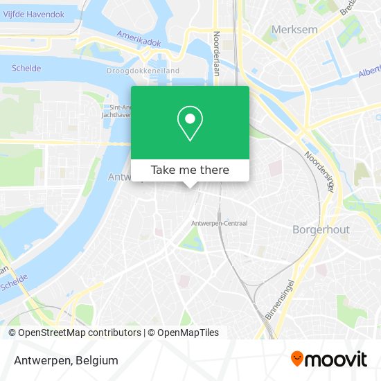 Antwerpen map