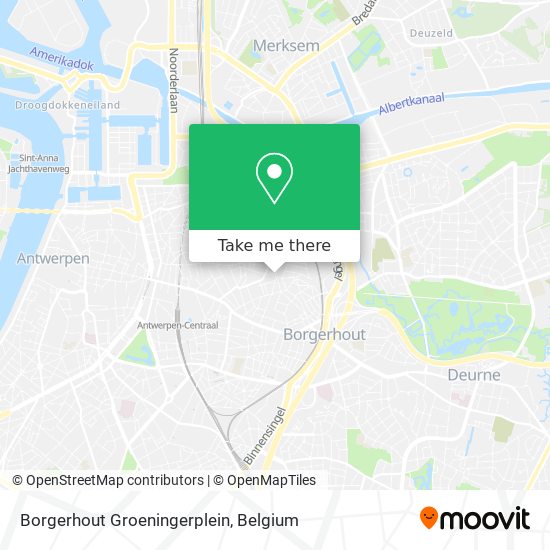 Borgerhout Groeningerplein plan