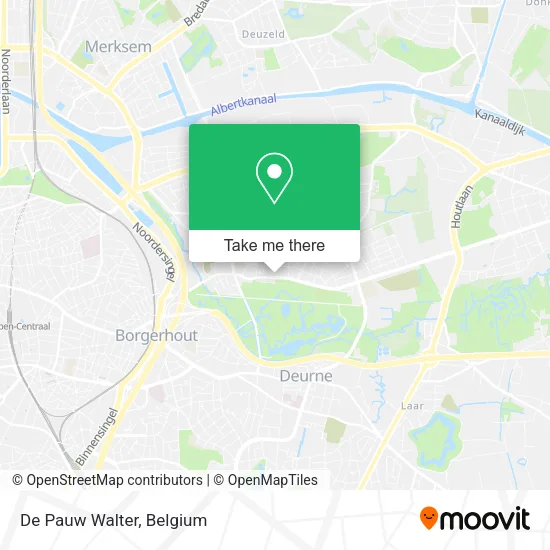 De Pauw Walter map