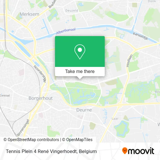 Tennis Plein 4 René Vingerhoedt map