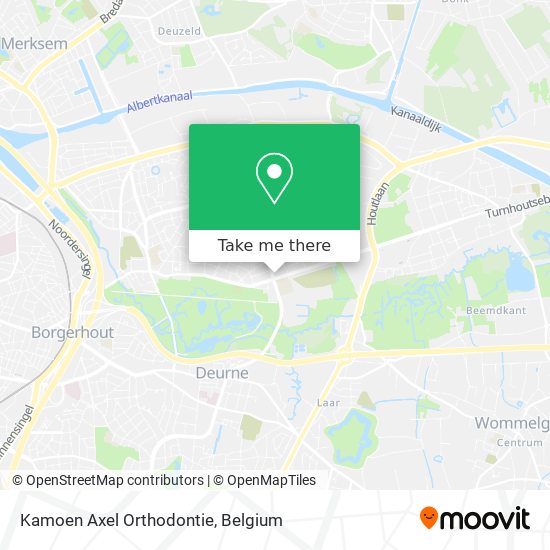 Kamoen Axel Orthodontie map