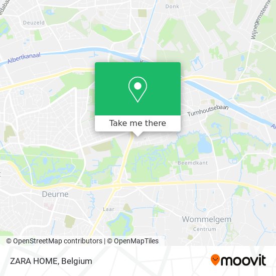 ZARA HOME map