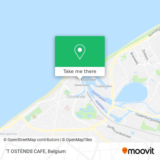 'T OSTENDS CAFE map