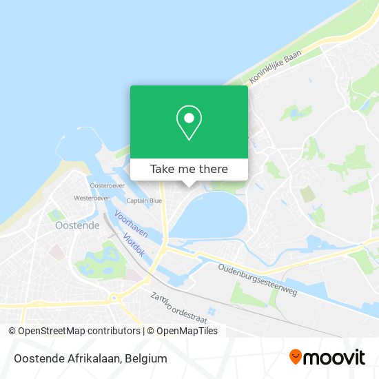 Oostende Afrikalaan plan