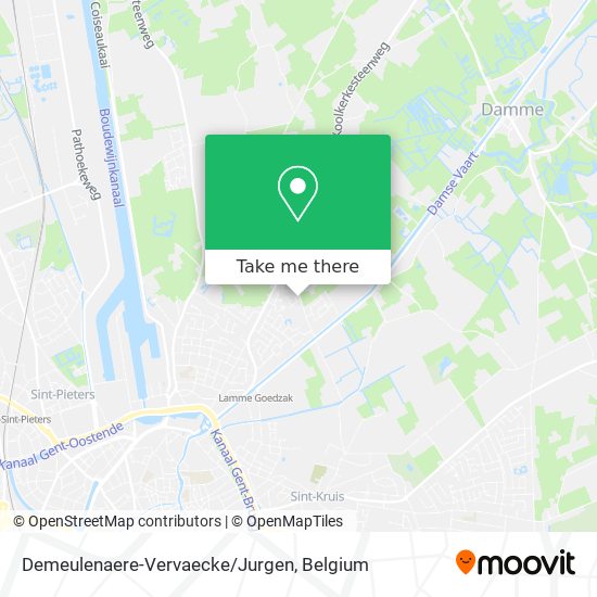 Demeulenaere-Vervaecke/Jurgen map