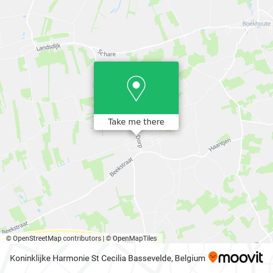 Koninklijke Harmonie St Cecilia Bassevelde map