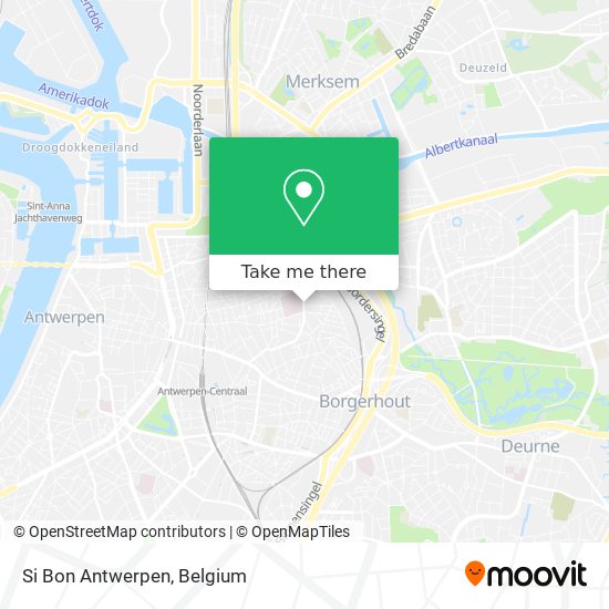 Si Bon Antwerpen map