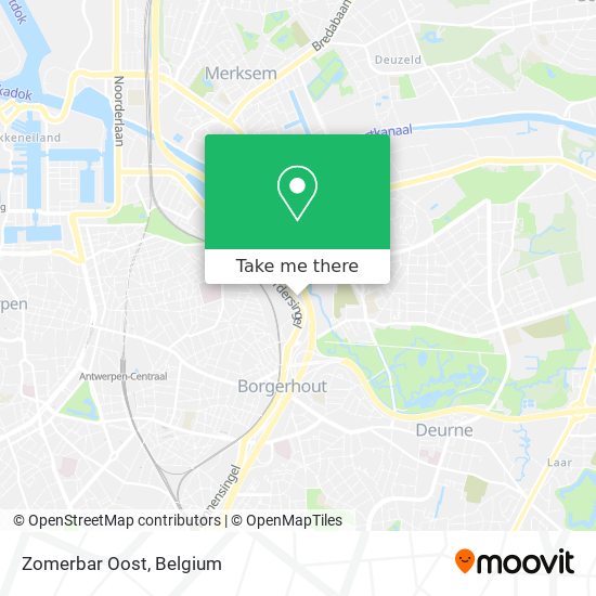 Zomerbar Oost map