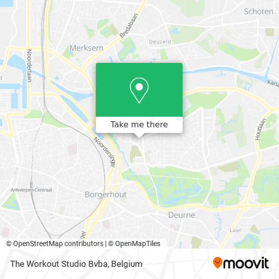 The Workout Studio Bvba map