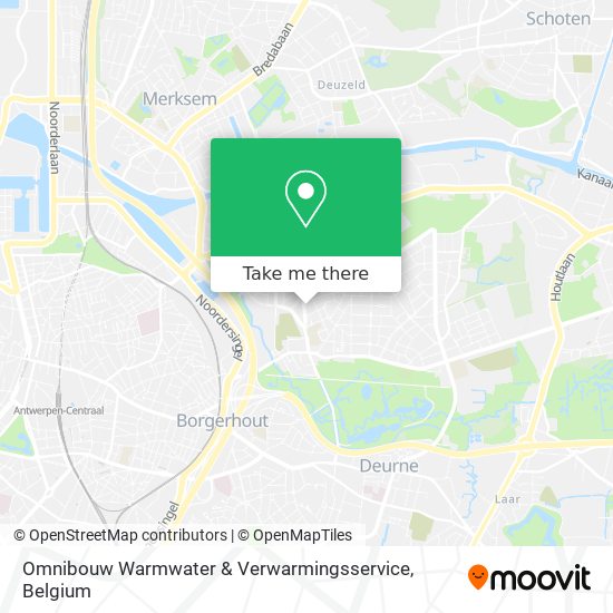 Omnibouw Warmwater & Verwarmingsservice map