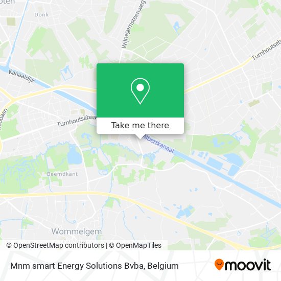 Mnm smart Energy Solutions Bvba map