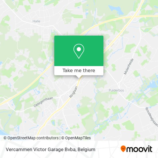 Vercammen Victor Garage Bvba map