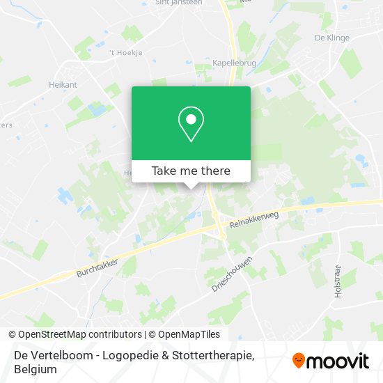 De Vertelboom - Logopedie & Stottertherapie map