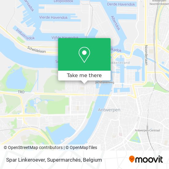 Spar Linkeroever, Supermarchés map
