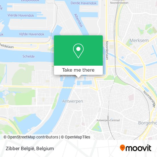 Zibber België map