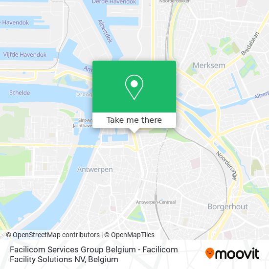 Facilicom Services Group Belgium - Facilicom Facility Solutions NV map