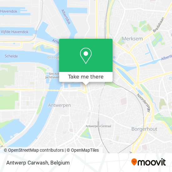 Antwerp Carwash map