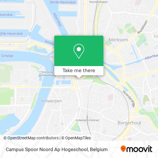 Campus Spoor Noord Ap Hogeschool map