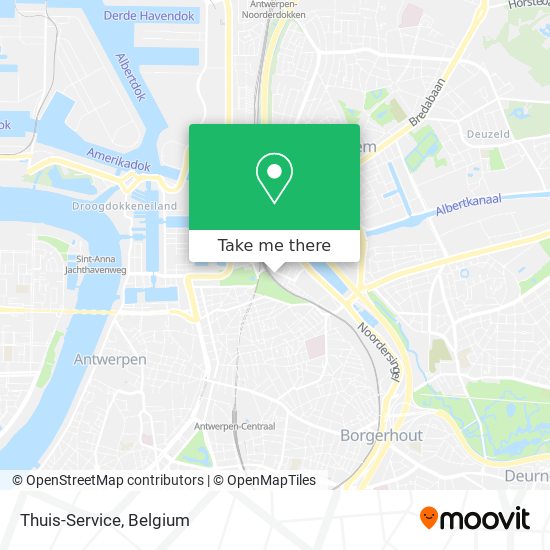 Thuis-Service map