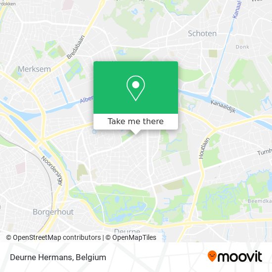 Deurne Hermans map