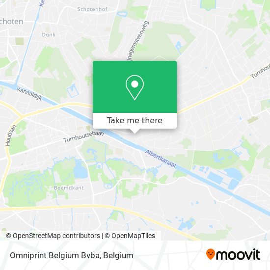 Omniprint Belgium Bvba map