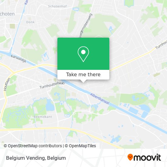 Belgium Vending map