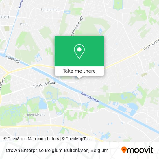 Crown Enterprise Belgium Buitenl.Ven map