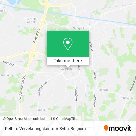 Pelters Verzekeringskantoor Bvba plan