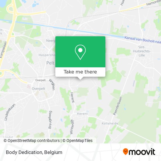 Body Dedication map