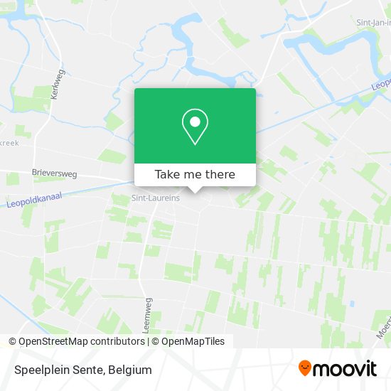 Speelplein Sente map