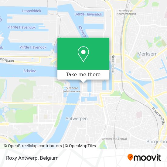 Roxy Antwerp map