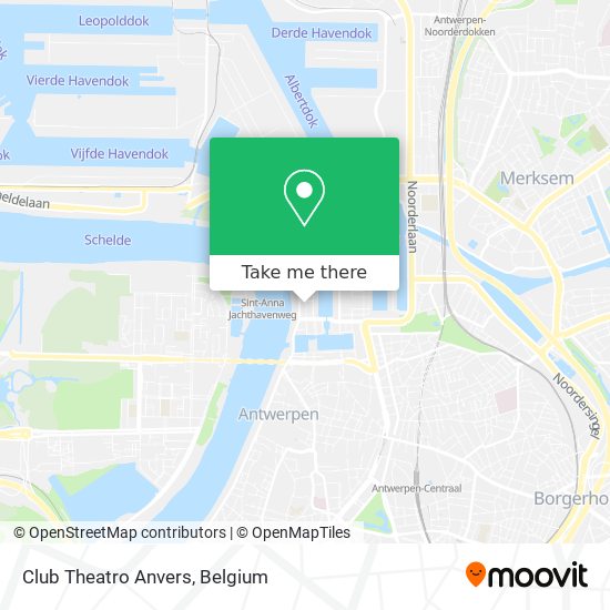 Club Theatro Anvers map