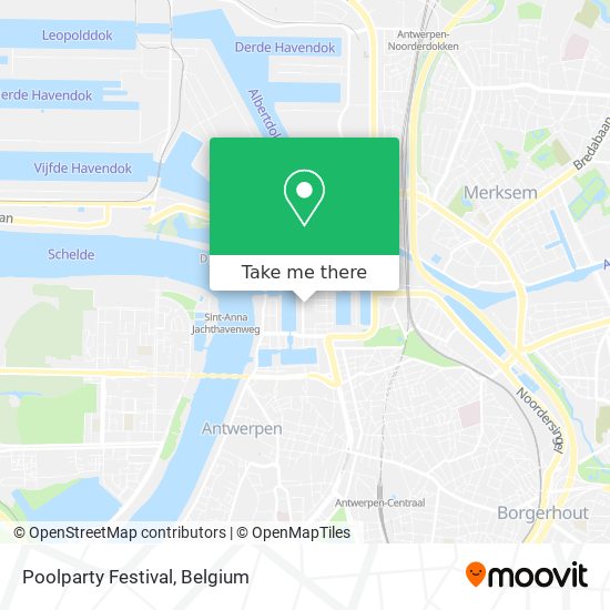 Poolparty Festival map