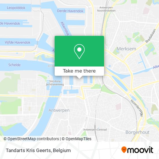 Tandarts Kris Geerts map