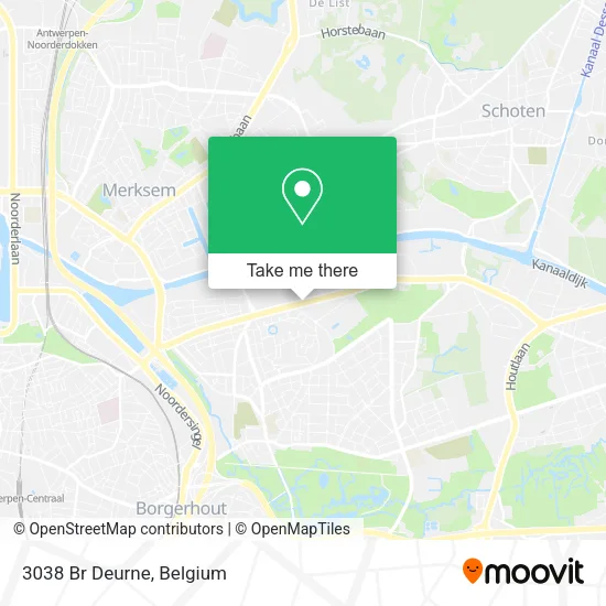 3038 Br Deurne map