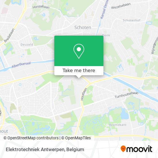 Elektrotechniek Antwerpen map