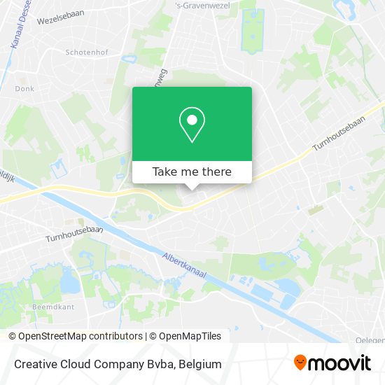 Creative Cloud Company Bvba map