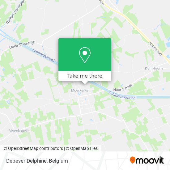 Debever Delphine map