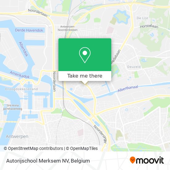 Autorijschool Merksem NV map