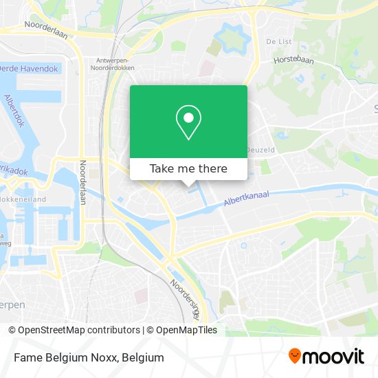 Fame Belgium Noxx map