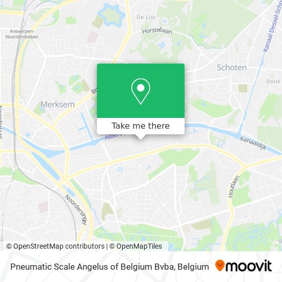 Pneumatic Scale Angelus of Belgium Bvba map