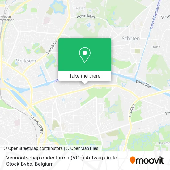 Vennootschap onder Firma (VOF) Antwerp Auto Stock Bvba plan