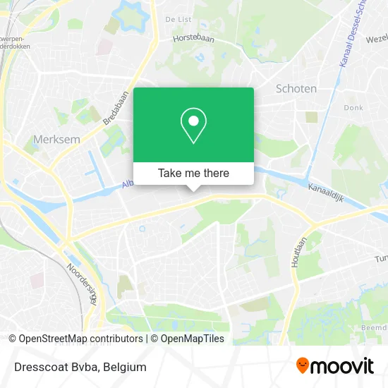 Dresscoat Bvba map