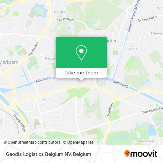 Geodis Logistics Belgium NV plan