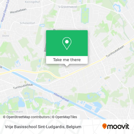 Vrije Basisschool Sint-Ludgardis map