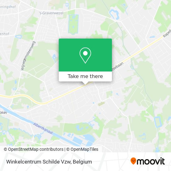 Winkelcentrum Schilde Vzw map