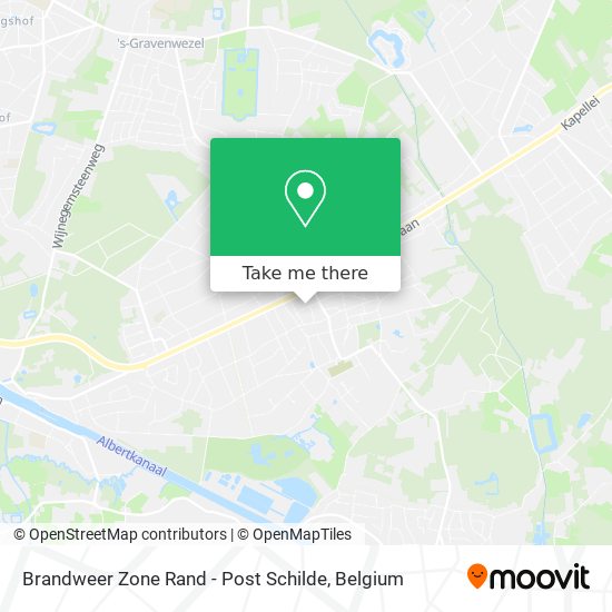 Brandweer Zone Rand - Post Schilde map