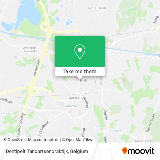 Dentipelt Tandartsenpraktijk map